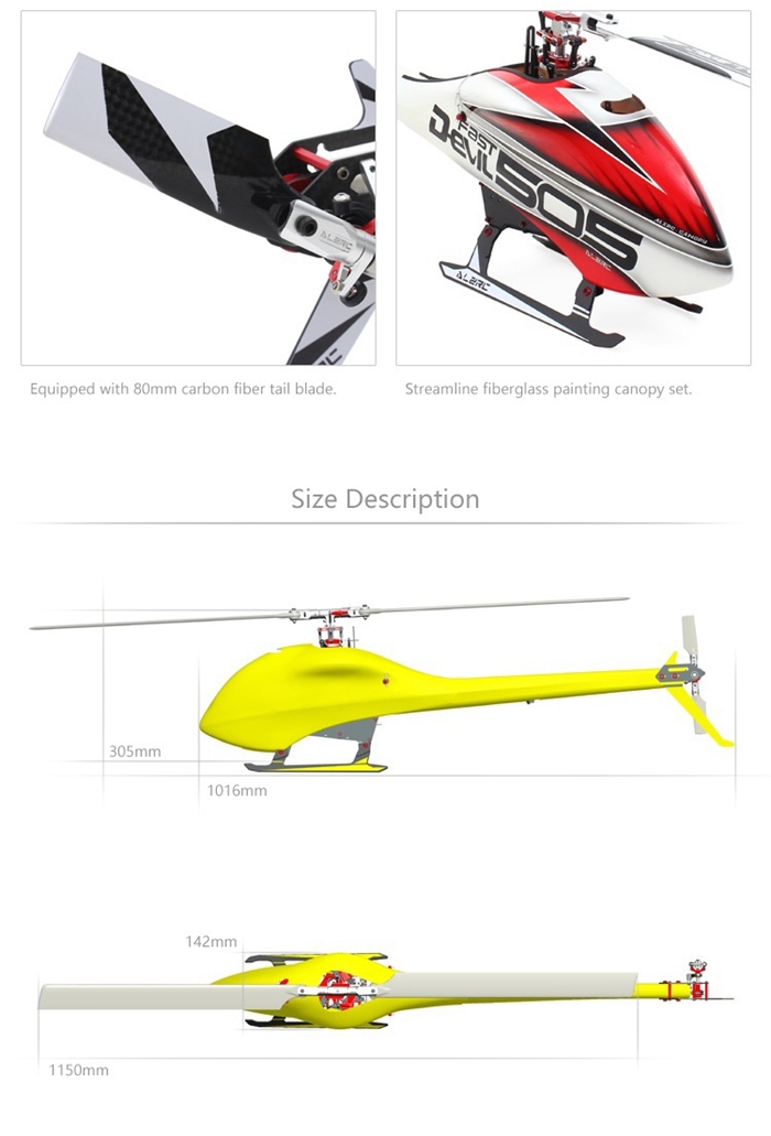 alzrc devil 505 fast rc helicopter super combo