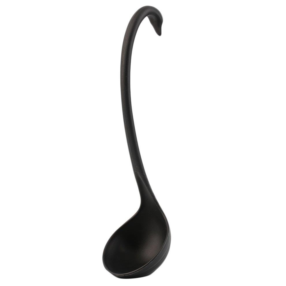 Novelty Swan Soup Spoon Kitchen Tools Black