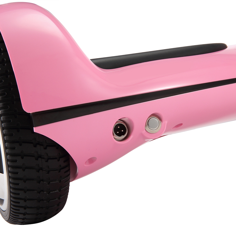 [DE Stock]Megawheels TW01S-1-Pink Electric Self Balance Scooter 6.5 Inch 4000MAH With Bluetooth Interlayer LED - Pink + Black