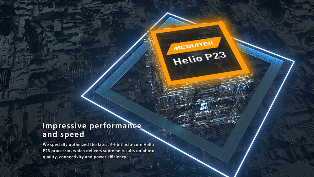 M-horse Pure 3 5.7 Inch 4G Smartphone MTK6763 Soc 4GB 64GB 13.0MP+5.0MP Dual Rear Cameras Android 7.1 18:9 HD+ Screen Touch ID - Black