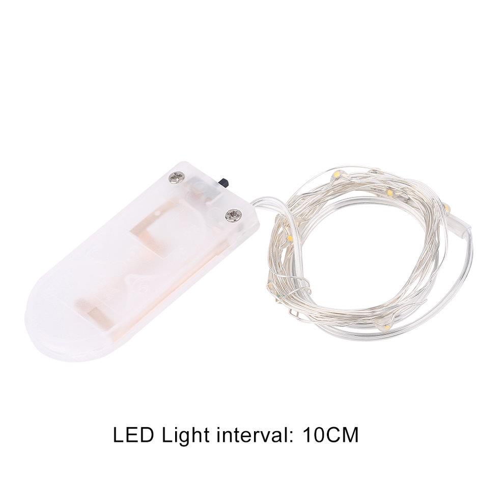 1M 10 led LED Copper Wire String Lights Lamp Christmas Decorations for Party