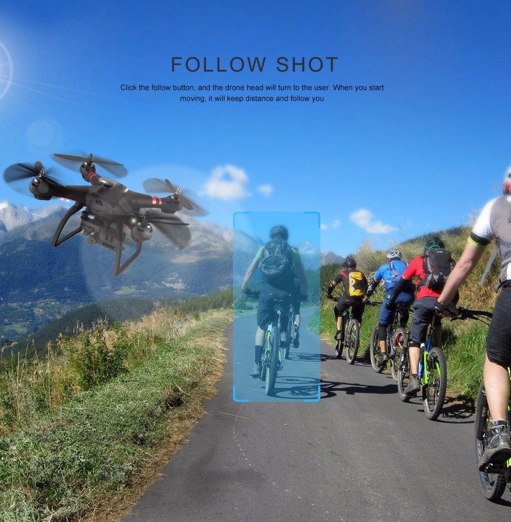 BAYANGTOYS X21 Dual GPS WIFI FPV Brushless Drone with FHD 1080P Camera Follow Me Mode RC Quadcopter RTF