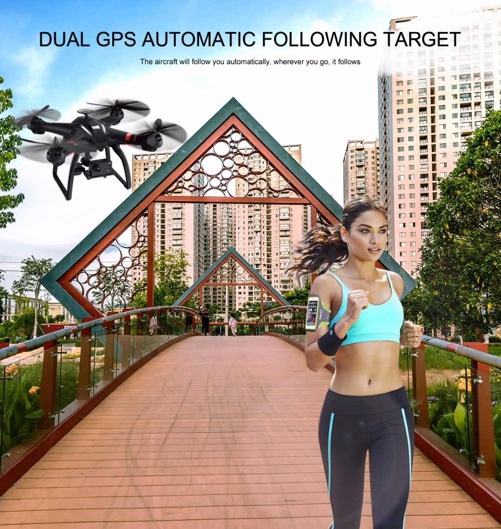 BAYANGTOYS X21 Dual GPS WIFI FPV Brushless Drone with FHD 1080P Camera Follow Me Mode RC Quadcopter RTF