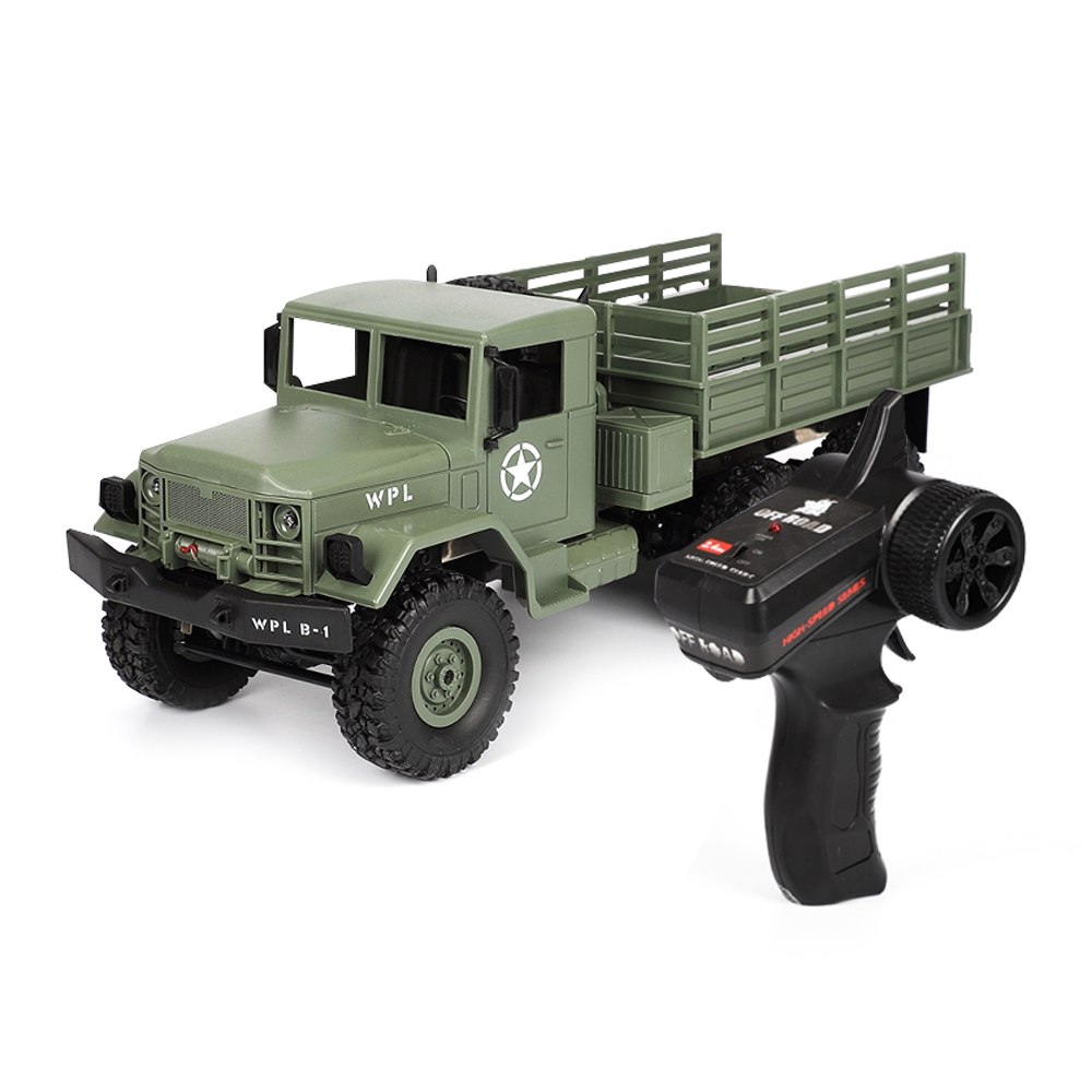 WPL B-16 Off-road RC Car RTR 2.4G 1:16 6WD Brushed Climbing - Army Green