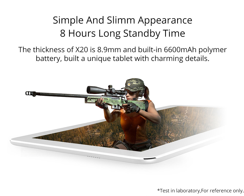 Onda X20 4G Phablet MTK6797 Deca Core GPS 10.1" IPS 2.5K Screen 2560*1600 Android 7.1 3GB DDR3L 32GB eMMC - White