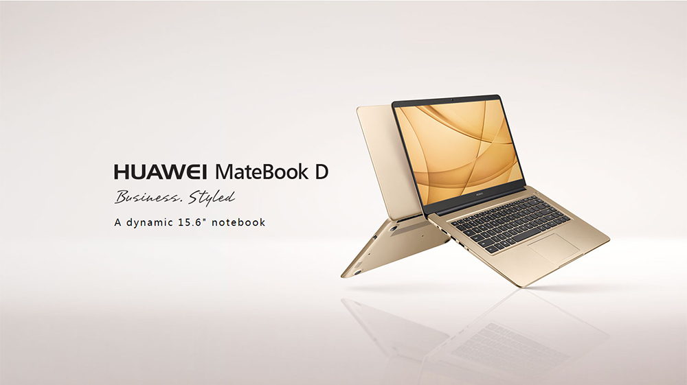 Huawei MateBook D Laptop Intel Core i5-8250U Quad Core GeForce MX150 2GB DDR5 15.6" 1920*1080 Windows 10 8GB RAM 256GB SSD - Black