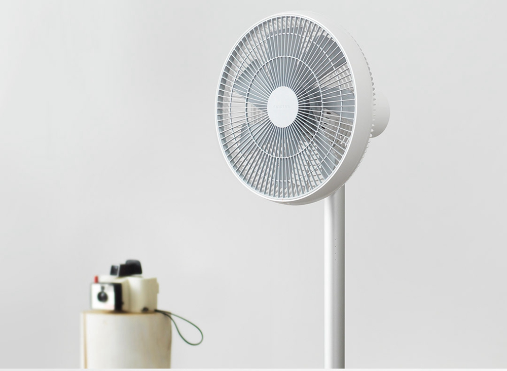 Xiaomi Smartmi Natural Wind Frequency DC Fan WiFi APP Remote Control Built-in Battery Floor Fan - White
