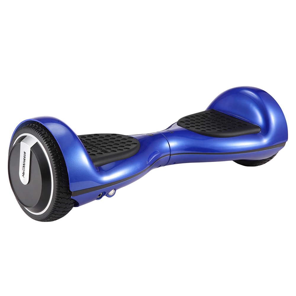 [DE Stock]Megawheels TW01S-1-Blue Electric Self Balance Scooter 6.5 Inch 4000MAH With Bluetooth Interlayer LED - Bule + Black