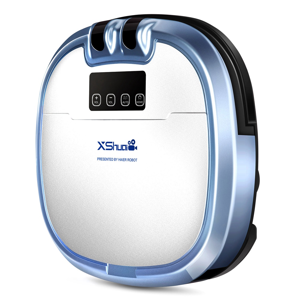 XShuai HXS-C3 Robotic Vacuum Cleaner HEPA Filter 1000Pa Suction Video Call Function Motion Detection works with Amazon A
