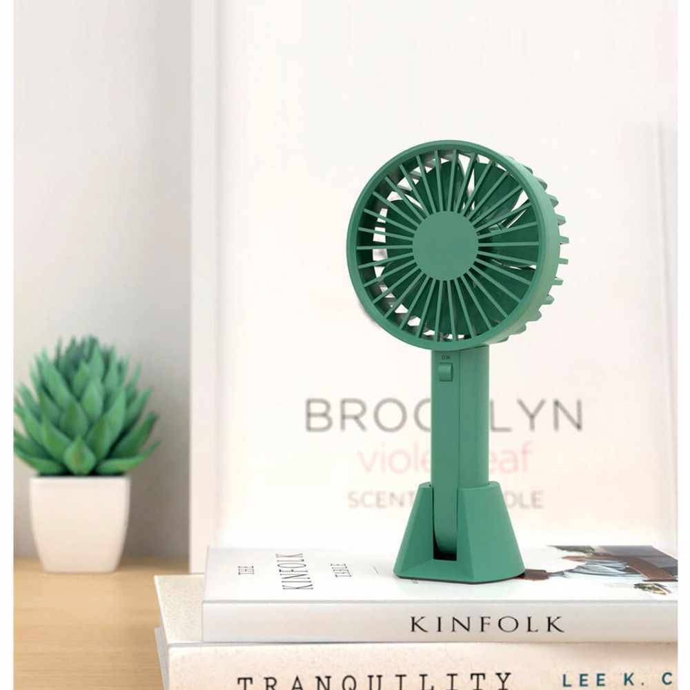 Xiaomi VH Portable Handheld Fan Seven Fan Blade 3 Grear USB Rechargeable Fan -Green