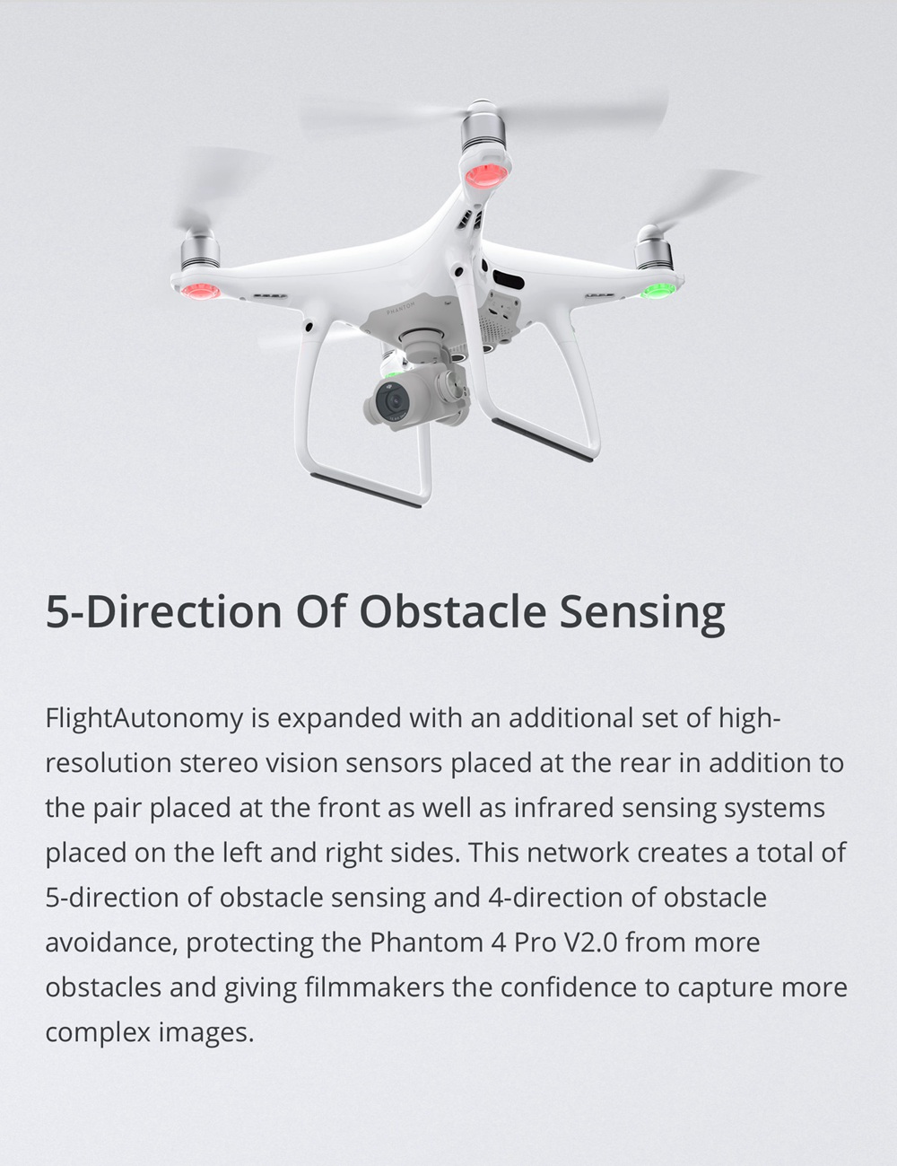 DJI Phantom 4 Pro V2.0 4K Camera 1-inch 20MP Exmor R CMOS Sensor OcuSync VTX System FPV RC Quadcopter  RTF