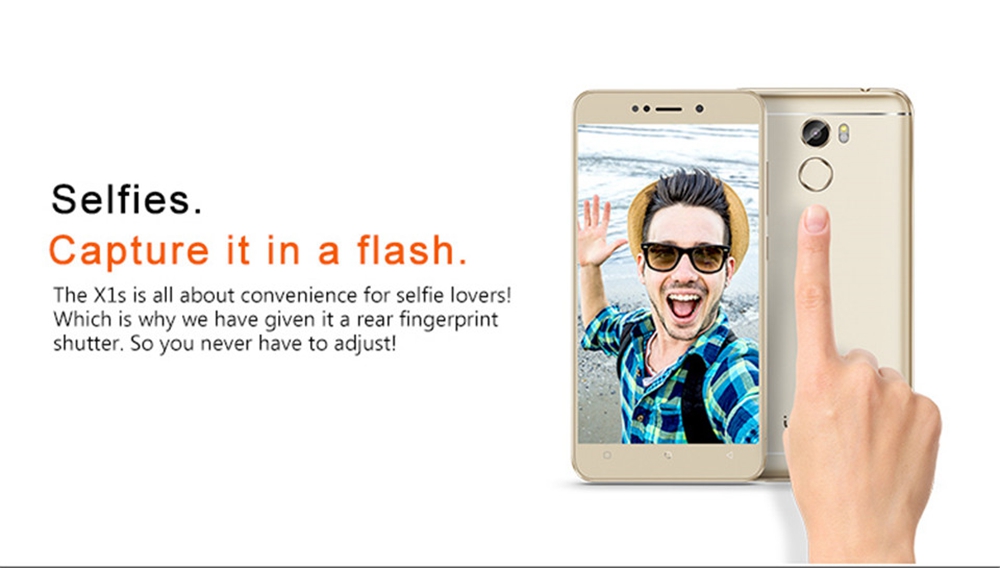 [HK Stock]Gionee X1S 5.2 Inch 4G Smartphone MT6737T Soc 3GB 32GB 16.0MP+13.0MP Cameras Android 7.0 4000mAh Fingerprint IR Remote Control - Gold