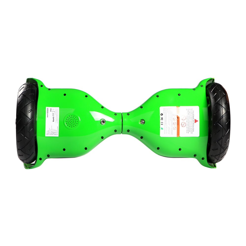 [DE Stock]Megawheels TW03-Green Electric Self Balance Scooter Bluetooth 350W 4000mAh Motor 10 Inch Tire EU Plug - Green + Black