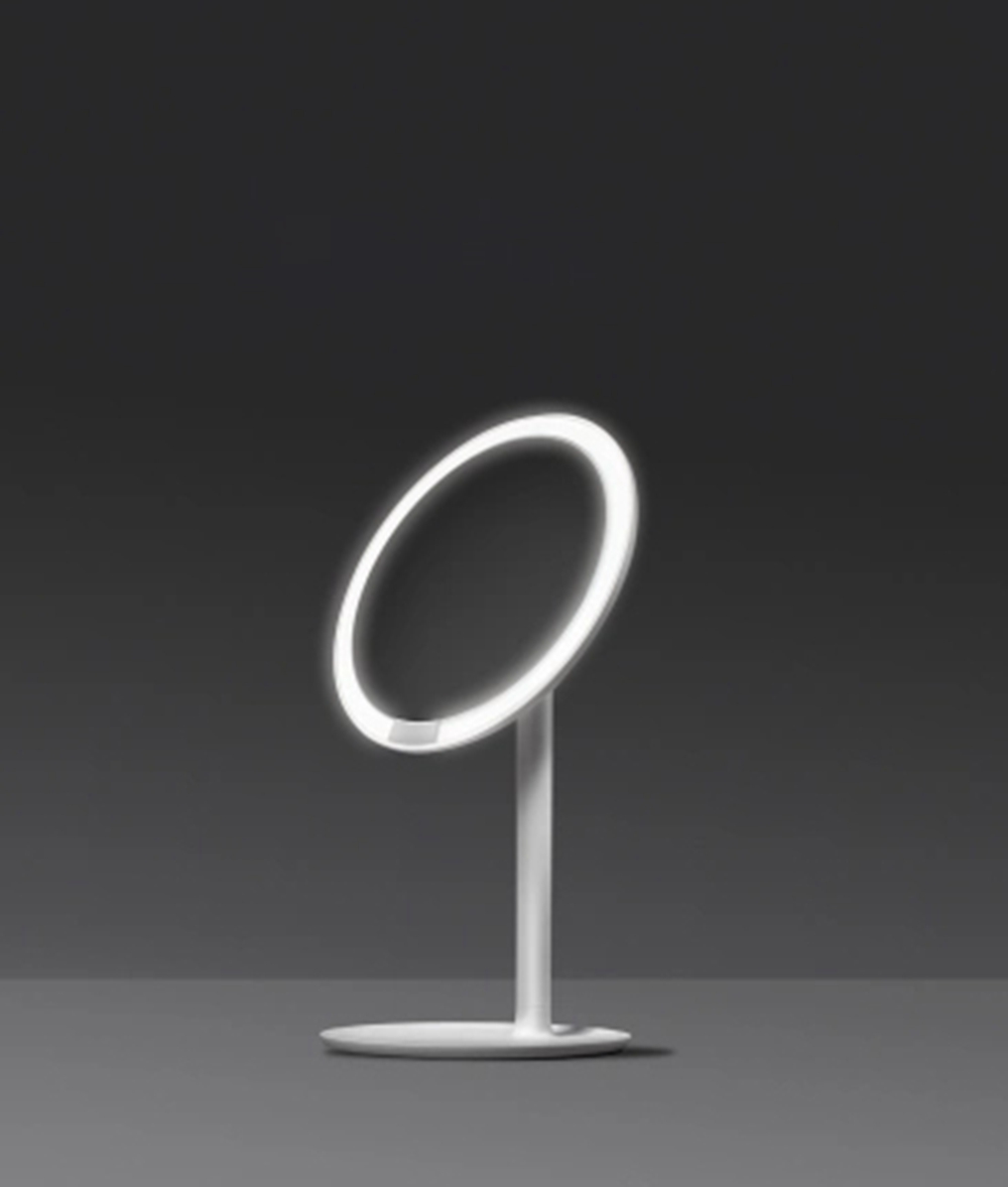 Xiaomi AMIRO HD Daylight Mirror Wireless USB Charging Make-up Mirror - White
