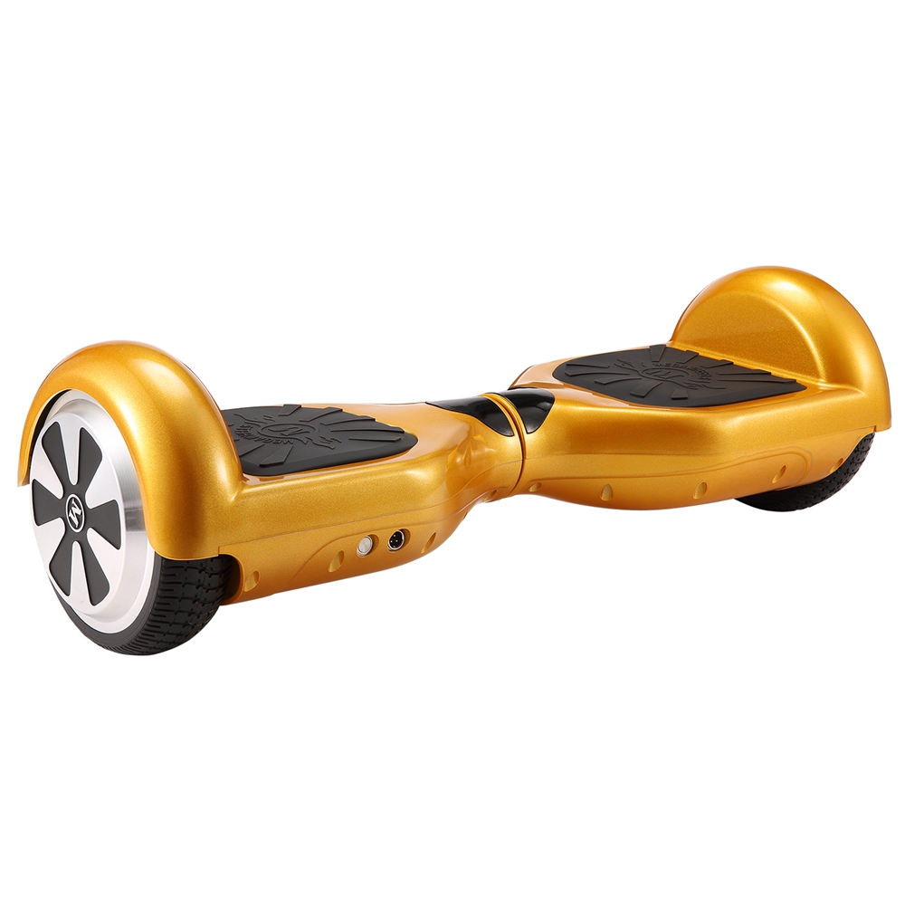 [DE Stock]Megawheels TW01-1B-14-Gold Electric Self Balance Scooter 6.5 Inch With Remote Control Bluetooth Speaker EU Plug - Gold + Black