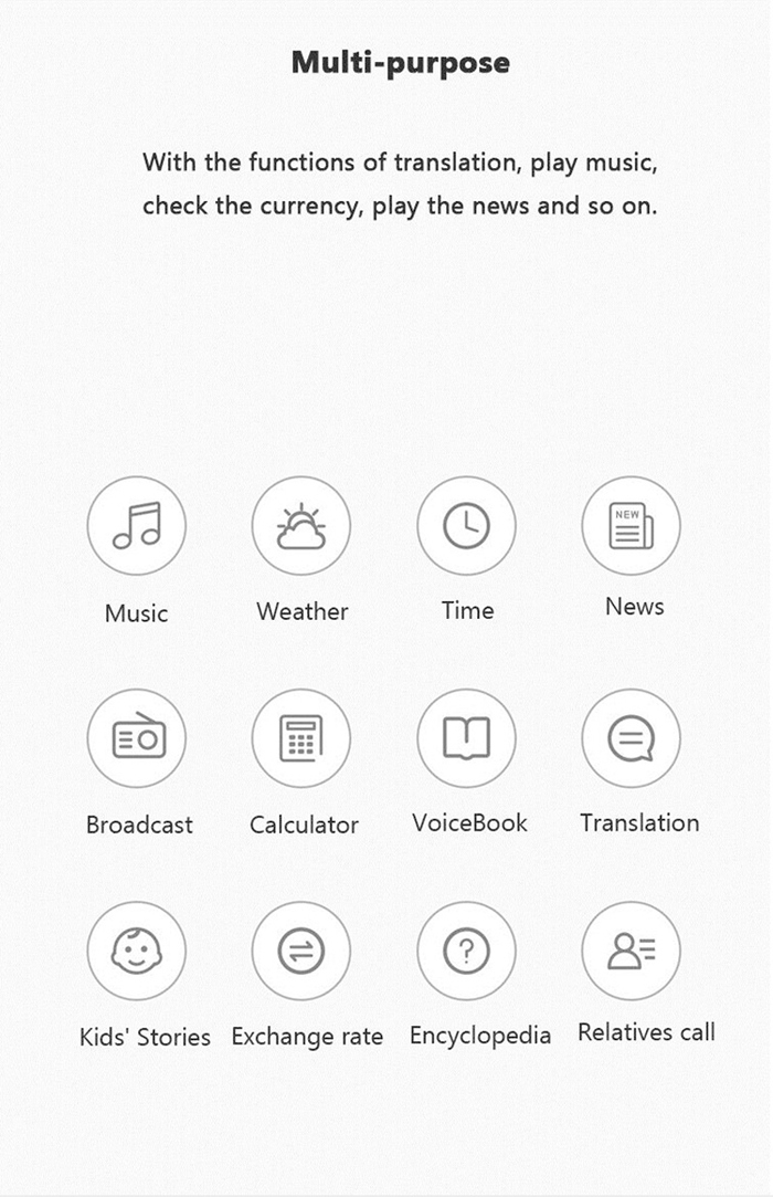 XIAOMI MY001CN Translator All-metal Body 14 Languages AI Global Travel Business Interpreter - Grey