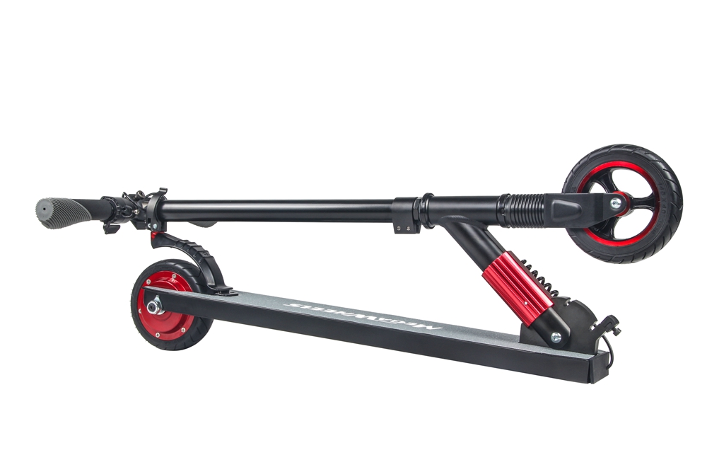 [DE Stock]EU Version Megawheels S1 Folding Electric Scooter E-ABS Technology Micro-Electronic Braking System - Red