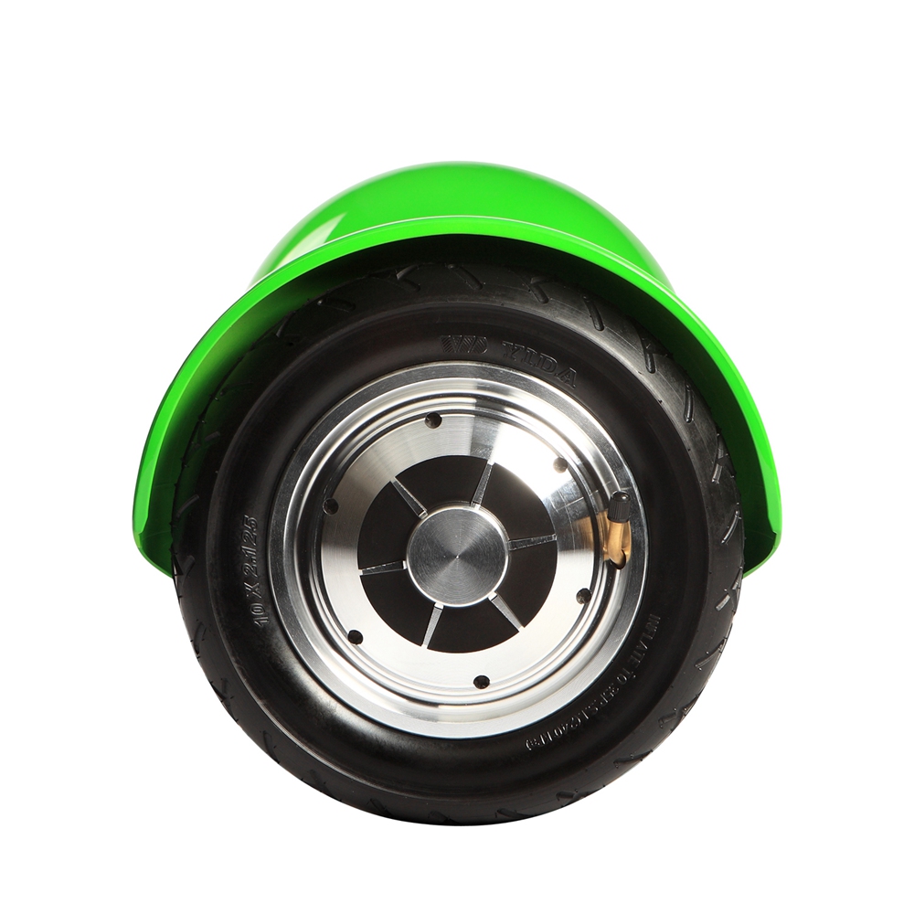 [DE Stock]Megawheels TW03-Green Electric Self Balance Scooter Bluetooth 350W 4000mAh Motor 10 Inch Tire EU Plug - Green + Black