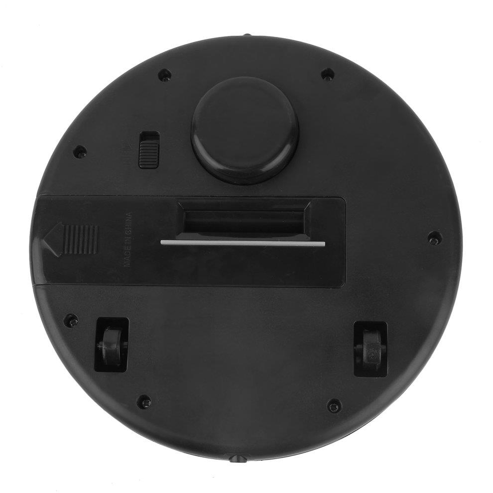 Mini Intelligent Electric Automatic Round Smart Sweeping Robot Vacuum Cleaner - Black