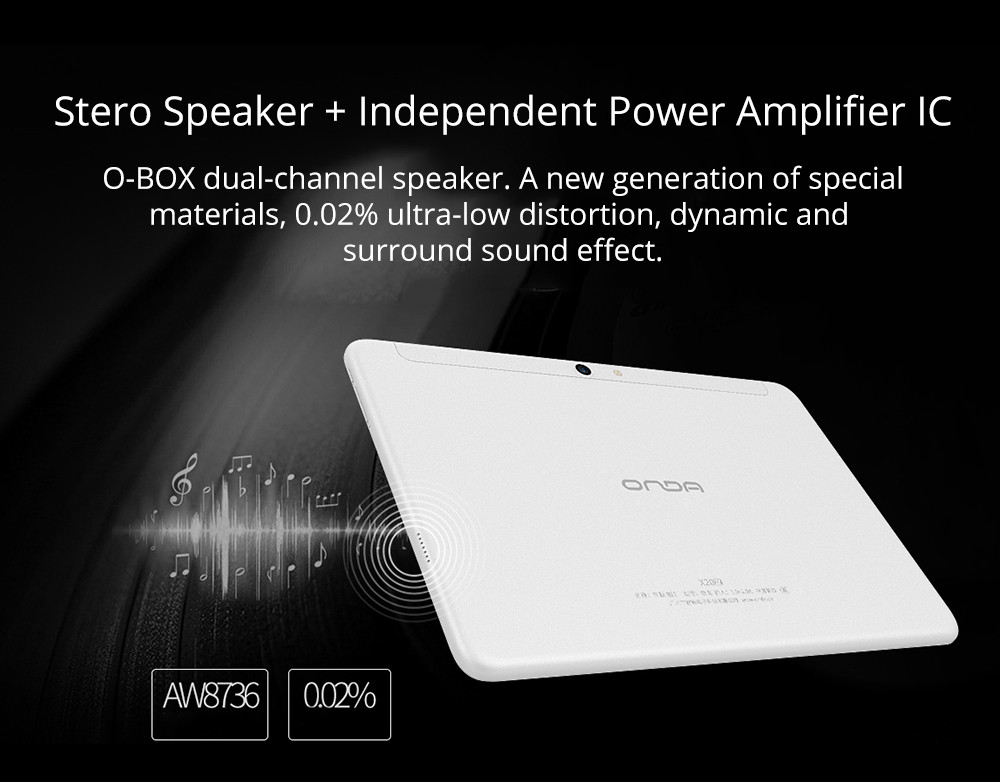 Onda X20 4G Phablet MTK6797 Deca Core GPS 10.1" IPS 2.5K Screen 2560*1600 Android 7.1 3GB DDR3L 32GB eMMC - White