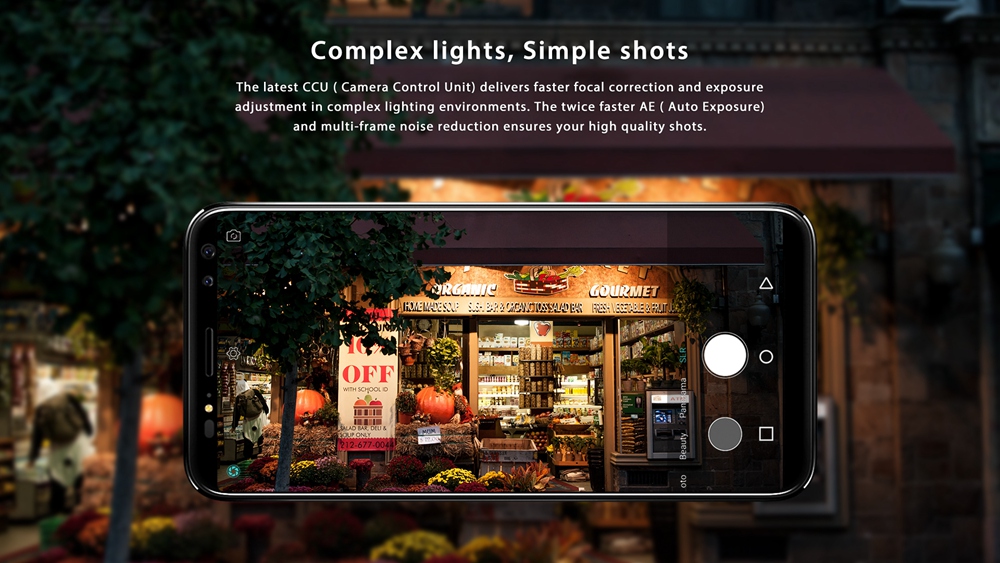 M-horse Pure 3 5.7 Inch 4G Smartphone MTK6763 Soc 4GB 64GB 13.0MP+5.0MP Dual Rear Cameras Android 7.1 18:9 HD+ Screen Touch ID - Black