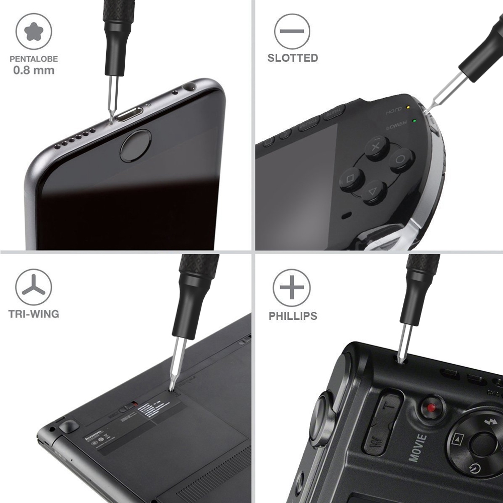 Jvmac V6 Plus 76pcs in 1 Multi-function Screwdriver Set Precision Telecommunication Tool Set