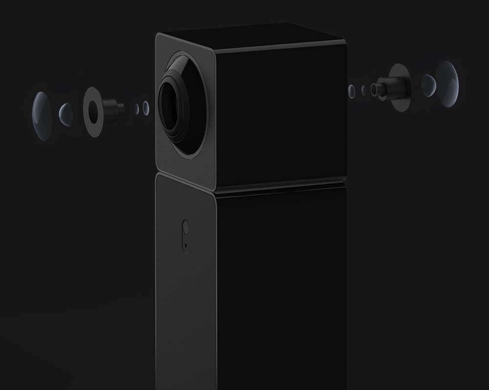 Xiaomi Hualai Xiaofang Smart WiFi IP Camera Two-way Audio Night Vision Dual CMOS Security Camera - Black