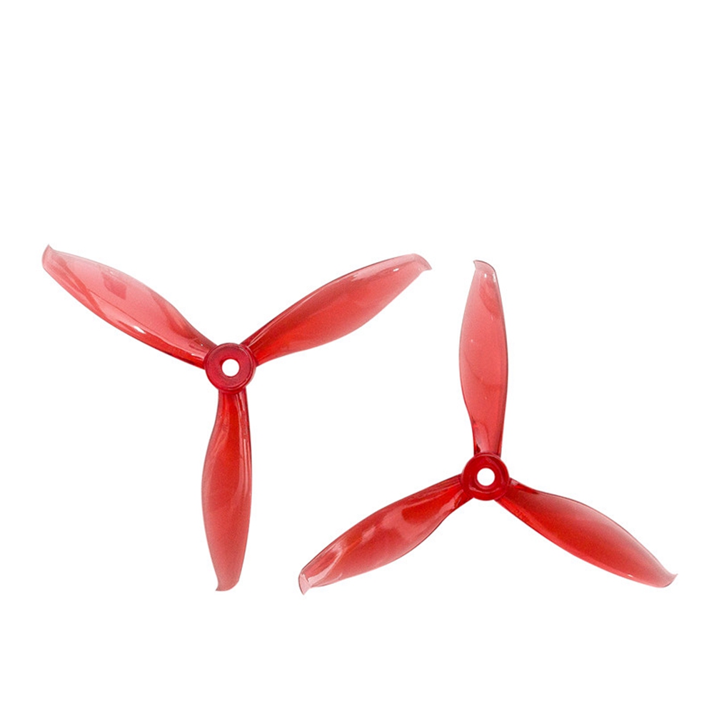 Gemfan Flash 5149 5.1 X 4.9 3-Blade 5mm Mounting Hole CW CCW Propeller - Red