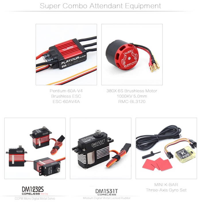 ALZRC Devil 420 FAST FBL 420mm Fiber Blades RC Helicopter Super Combo Version - Red