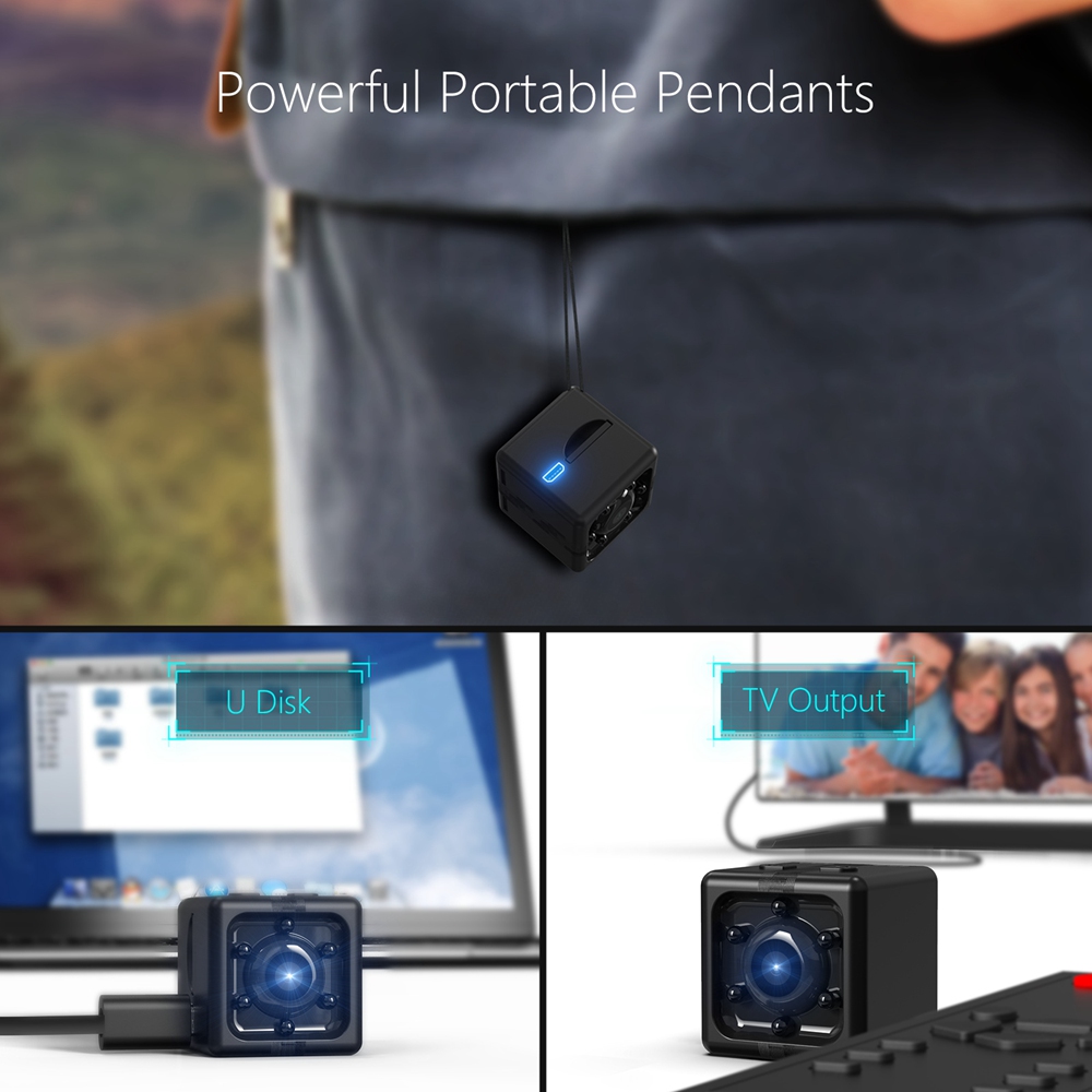 JAKCOM CC2 Smart Mini Camera 1080P Great Wide Angle COMS Sensor Night Vision Motion Recorder