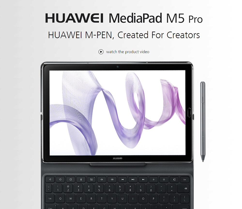 Huawei M5 Pro Wifi Tablet PC Hisilicon Kirin 960 Octa Core 10.8" IPS 2K Screen 2560*1600 Android 8.0 4GB RAM 64GB ROM - Gold