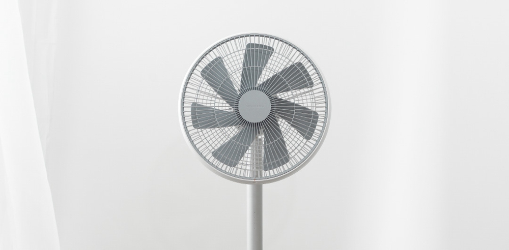 Xiaomi Smartmi Natural Wind Frequency DC Fan WiFi APP Remote Control Built-in Battery Floor Fan - White