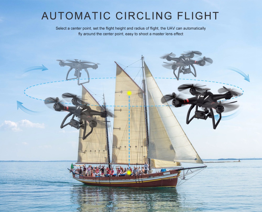 BAYANGTOYS X21 Dual GPS WIFI FPV Brushless Drone with FHD 1080P Camera Follow Me Mode RC Quadcopter RTF