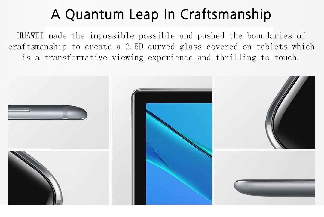 Huawei M5 Pro Wifi Tablet PC Hisilicon Kirin 960 Octa Core 10.8" IPS 2K Screen 2560*1600 Android 8.0 4GB RAM 64GB ROM - Gold