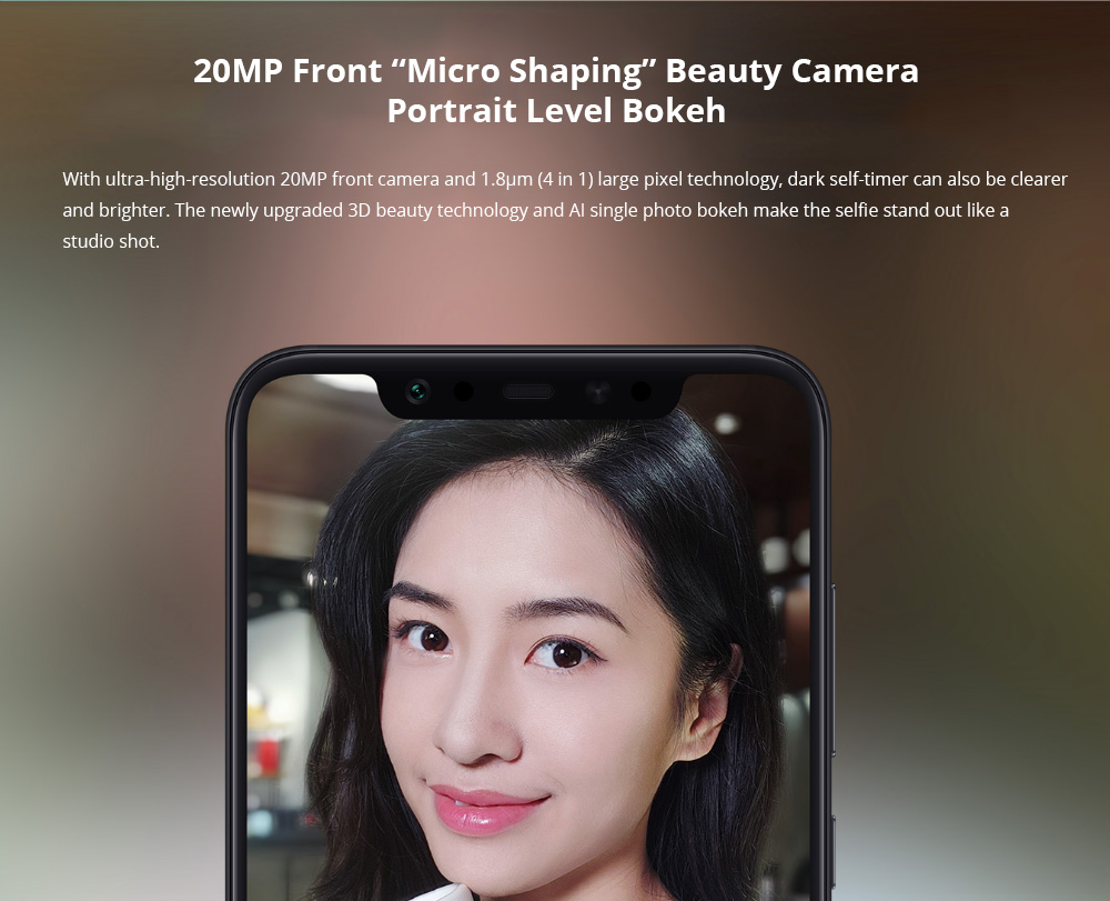 Xiaomi Mi8 6.21 Inch 4G LTE Smartphone Snapdragon 845 6GB 128GB Dual 12MP Rear Cameras MIUI 9 AMOLED Screen NFC Face ID Type-C Fast Charge - Black