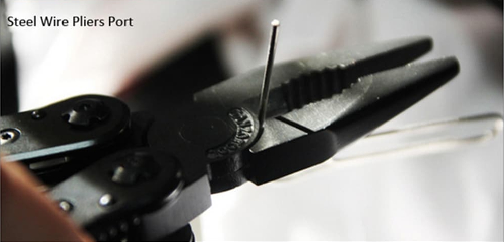 Ganzo G301-B Exquisite Multi Tool Pliers Auto Lock Design With Screwdriver Kit Rescue Tools For Outdoor Camping Hiking - Black