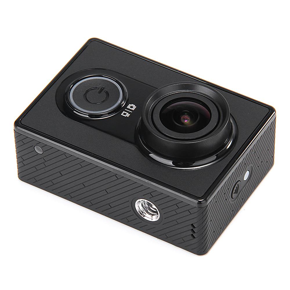 [HK Stock][Official E.U. Edition] Xiaomi Yi Action Camera With Waterproof Case Set Sports Camera WiFi BT4.0 16MP Sony Sensor Ambarella A7LS 1080P HD Video Recording - Black