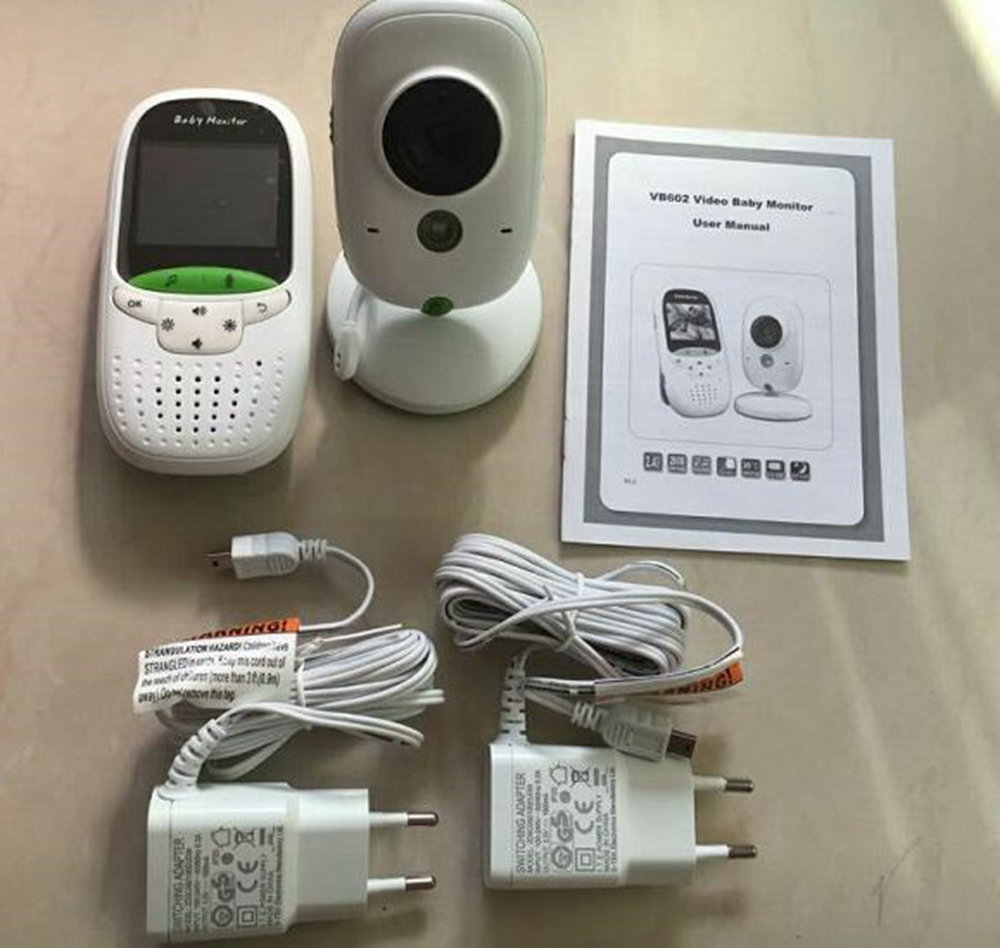 VB602 2.0 Inch Wireless Baby Monitor IR Night Vision Temperature Monitor Lullabies Intercom VOX Mode Security Camera