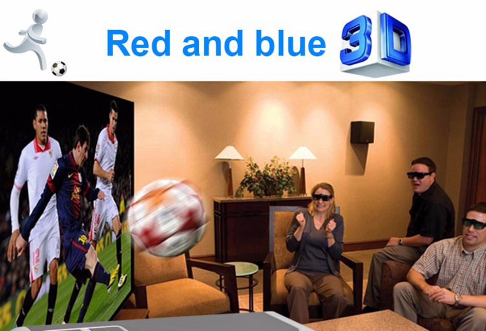 LED-86+ 5.8-inch Screen Projector LCD Screen + LED light - White