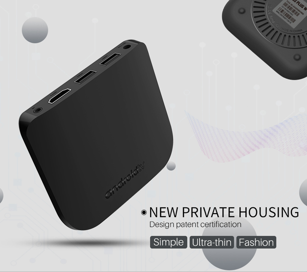 M8S PLUS W Amlogic S905W Android 7.1 2GB/16GB 4K TV BOX