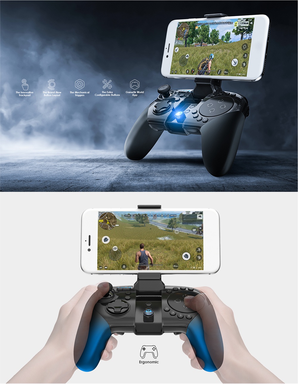 Gamesir G5 Bluetooth 5 0ゲームコントローラブラック