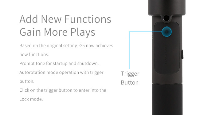 [HK Stock]Feiyu Tech G5 V2 3-Axis Splash-proof Brushless Handheld Gimbal for Gopro HERO 6/5/4/3 Action Cameras of Similar Size