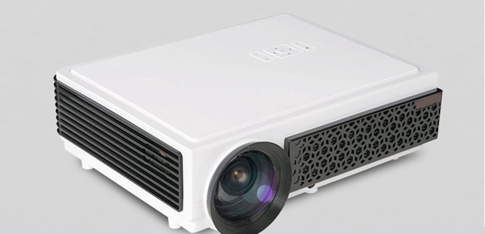 LED-96+ 5.8-inch Screen Projector LCD Screen + LED Light - White