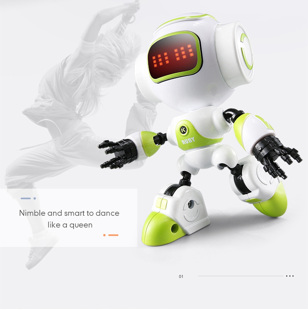 JJRC R8 LUKE Intelligent Robot Touch Response Alloy Body DIY Gesture RTR - Random Color