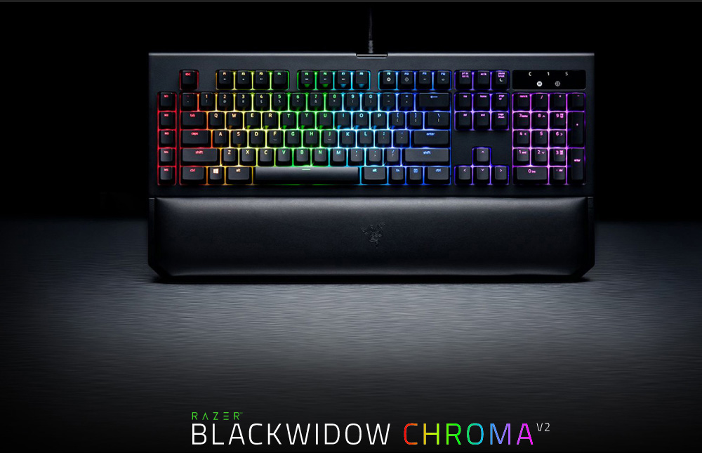 Razer BlackWidow Chroma V2 RGB Wired Mechanical Keyboard