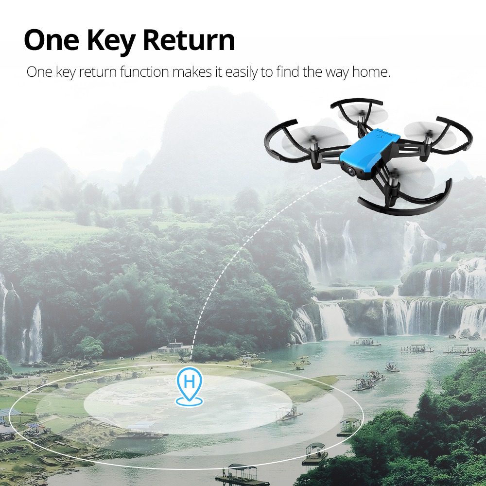 REDPAWZ R020 BLAST RC Drone WIFI FPV 720P RTF Blue