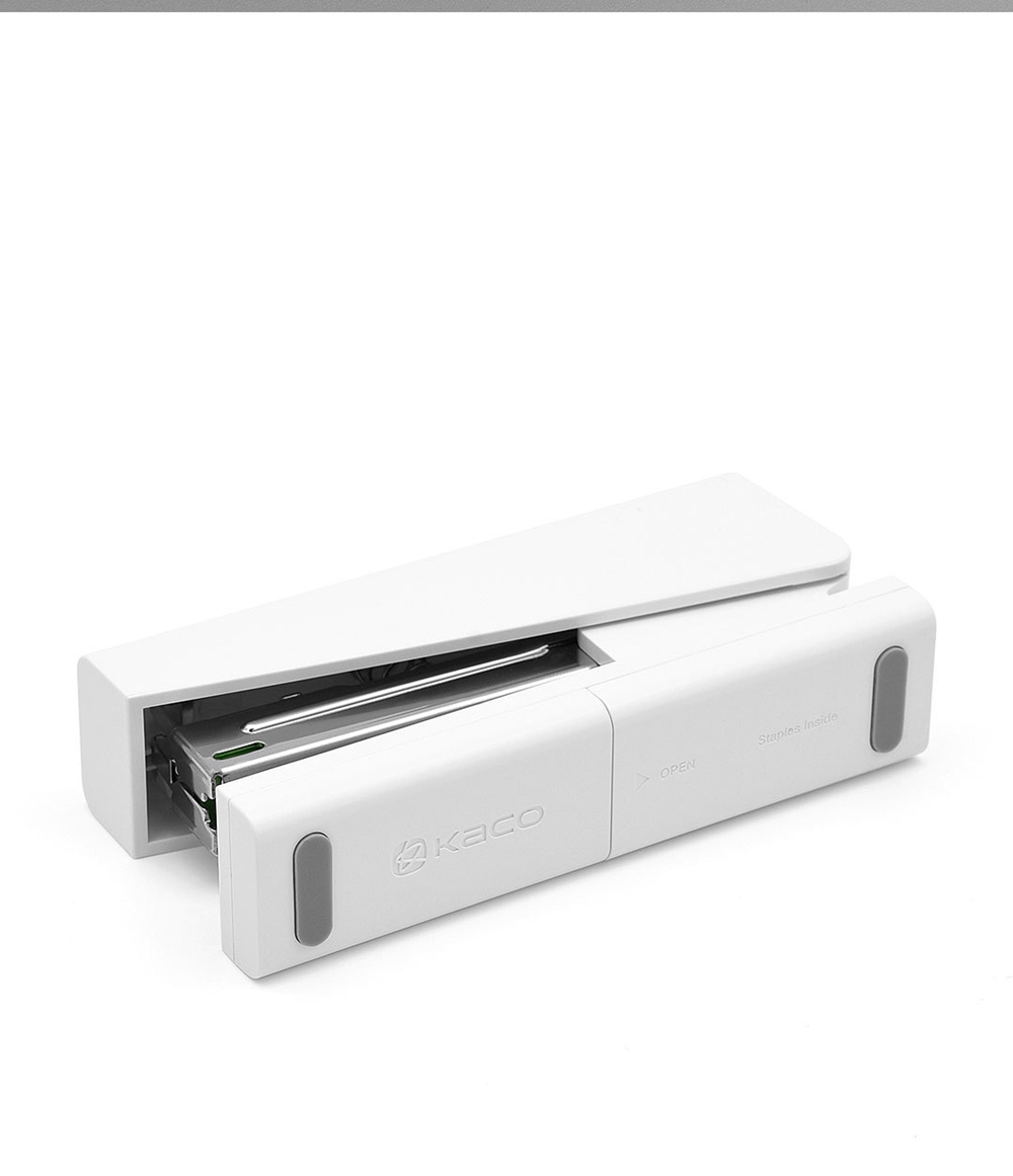 Xiaomi LEMO Stapler Bottom Stapler Nail Storage Interior Design Stapler Nail Remaining Quantity Reminder - White