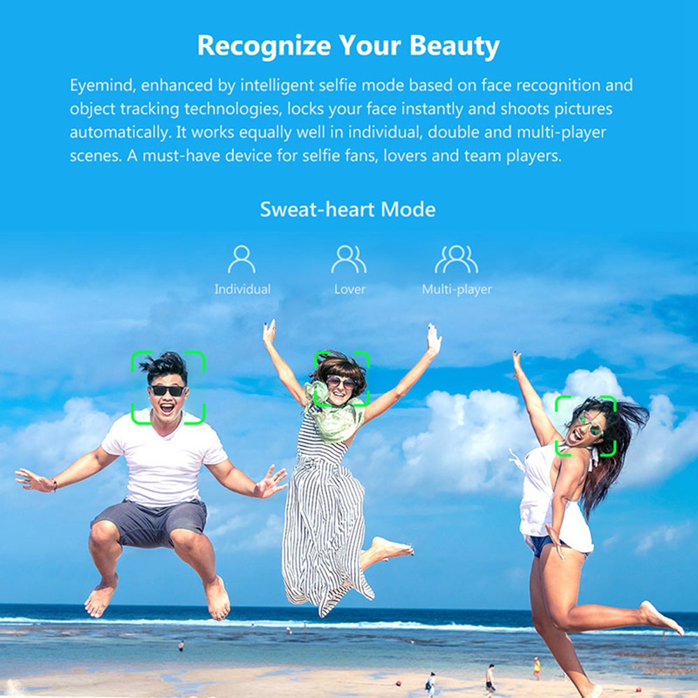 Beyondsky Eyemind 3-Axis Intelligent Handheld Gimbal for Smartphone - Black