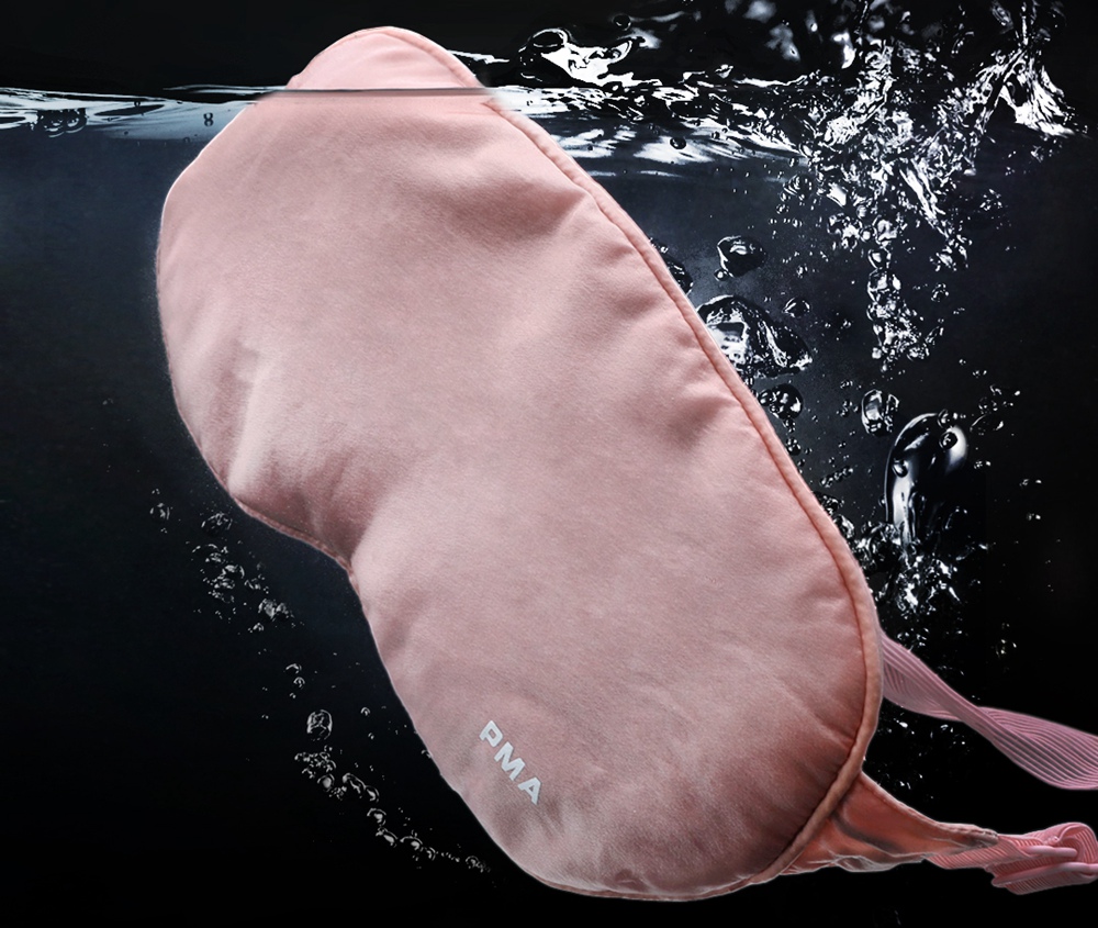 Xiaomi Heating Silk Eye Mask Double-sided Silk USB Charging Sleep Three Temperature Control - Pink