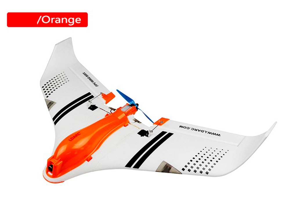 Kingkong/LDARC FPV WING 800X RC Airplane 768mm Wingspan EPO PNP Version - Orange